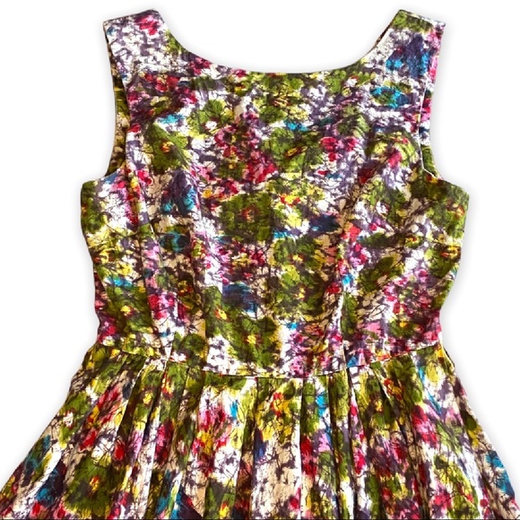 Bar III | 💎 Abstract Floral Fit and Flare Mini Dress. - Picture 2 of 12